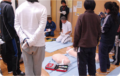 CPR/AED講習 アスレティック・トレーナーによる講習／NCSA認定資格に有効